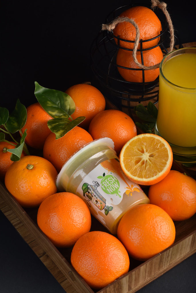 FreshNow freshly squeezed orange juice machine